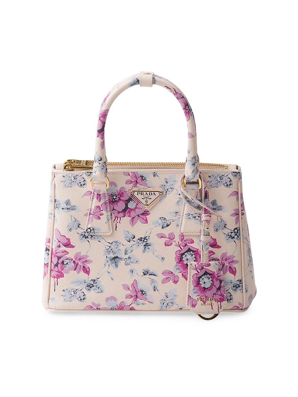 Womens Galleria Printed Saffiano Leather Bag Product Image