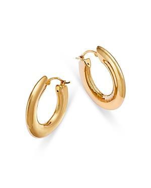 Bloomingdales Polished Small Hoop Earrings in 14K Yellow Gold Product Image