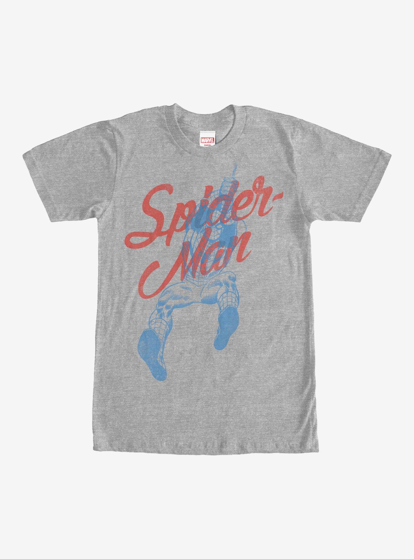 Marvel Spider-Man Cursive T-Shirt Product Image