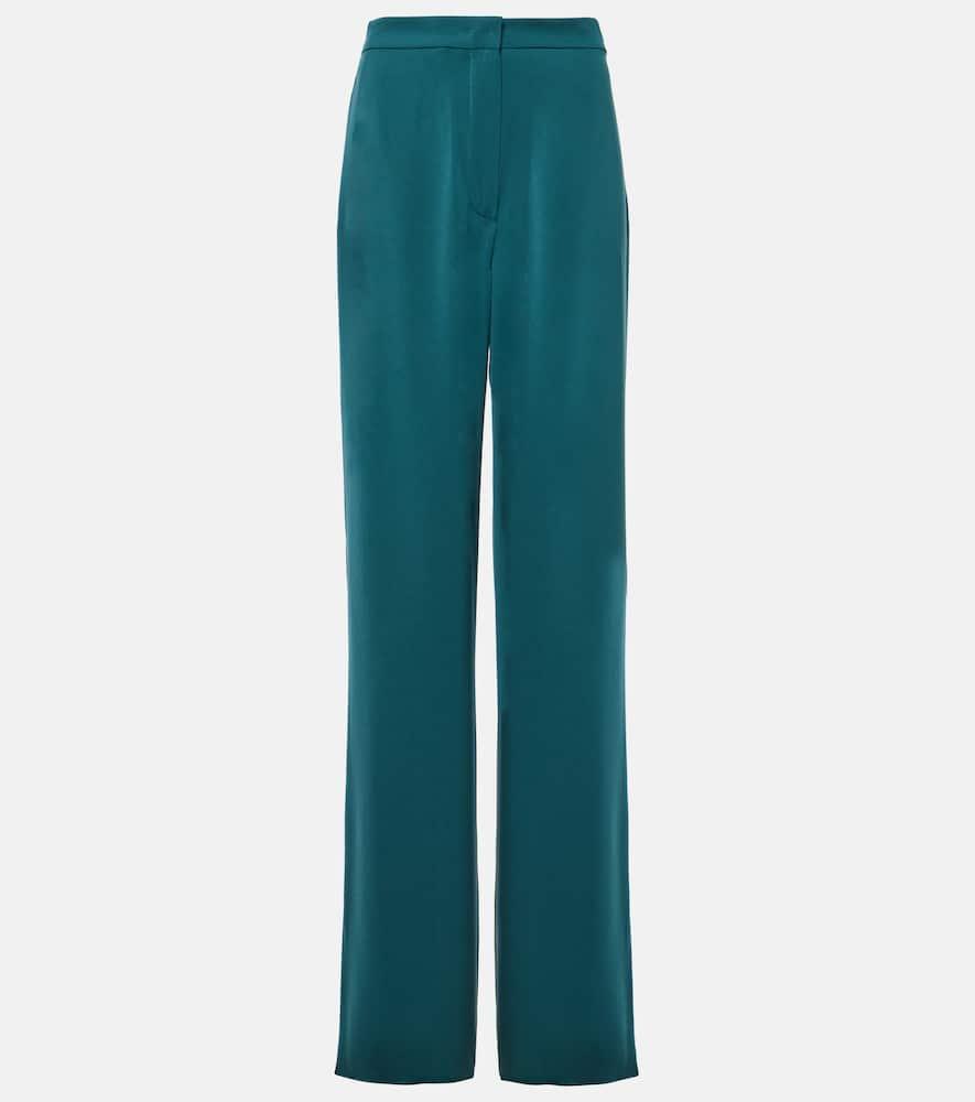 MAX MARA Medusa High-rise Straight Pants In Grey Product Image