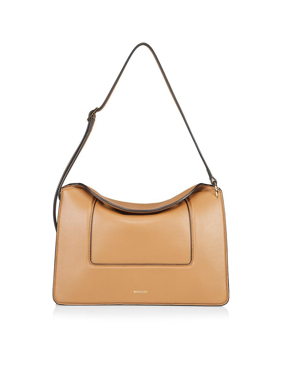 Womens Penelope Leather Shoulder Bag Product Image