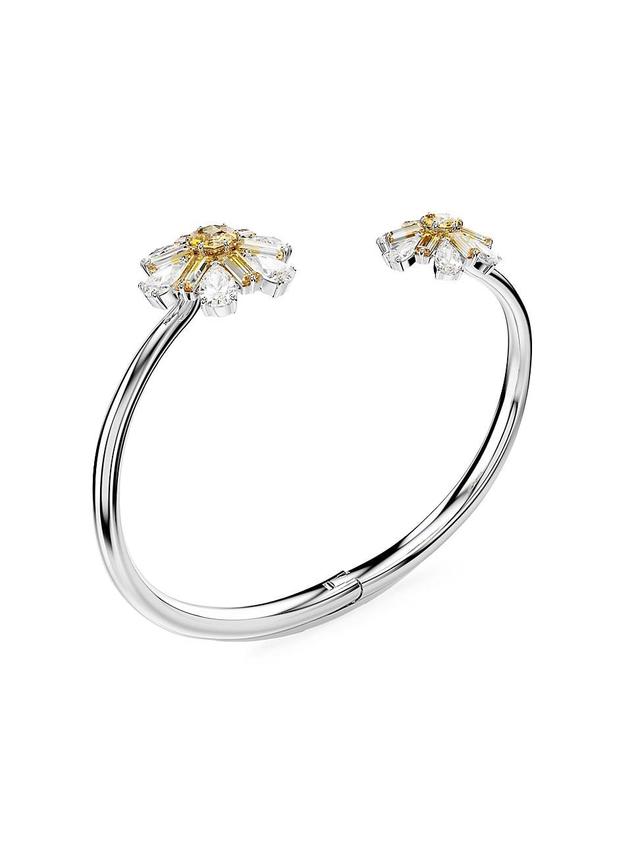 Swarovski Idyllia Crystal Flower Bangle Bracelet Product Image