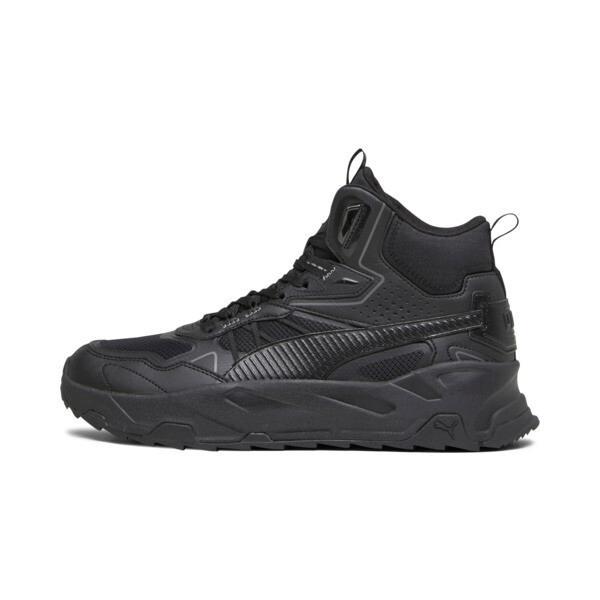 PUMA Trinity Mid Hybrid Men's Sneakers in Black/Cool Dark Grey Product Image