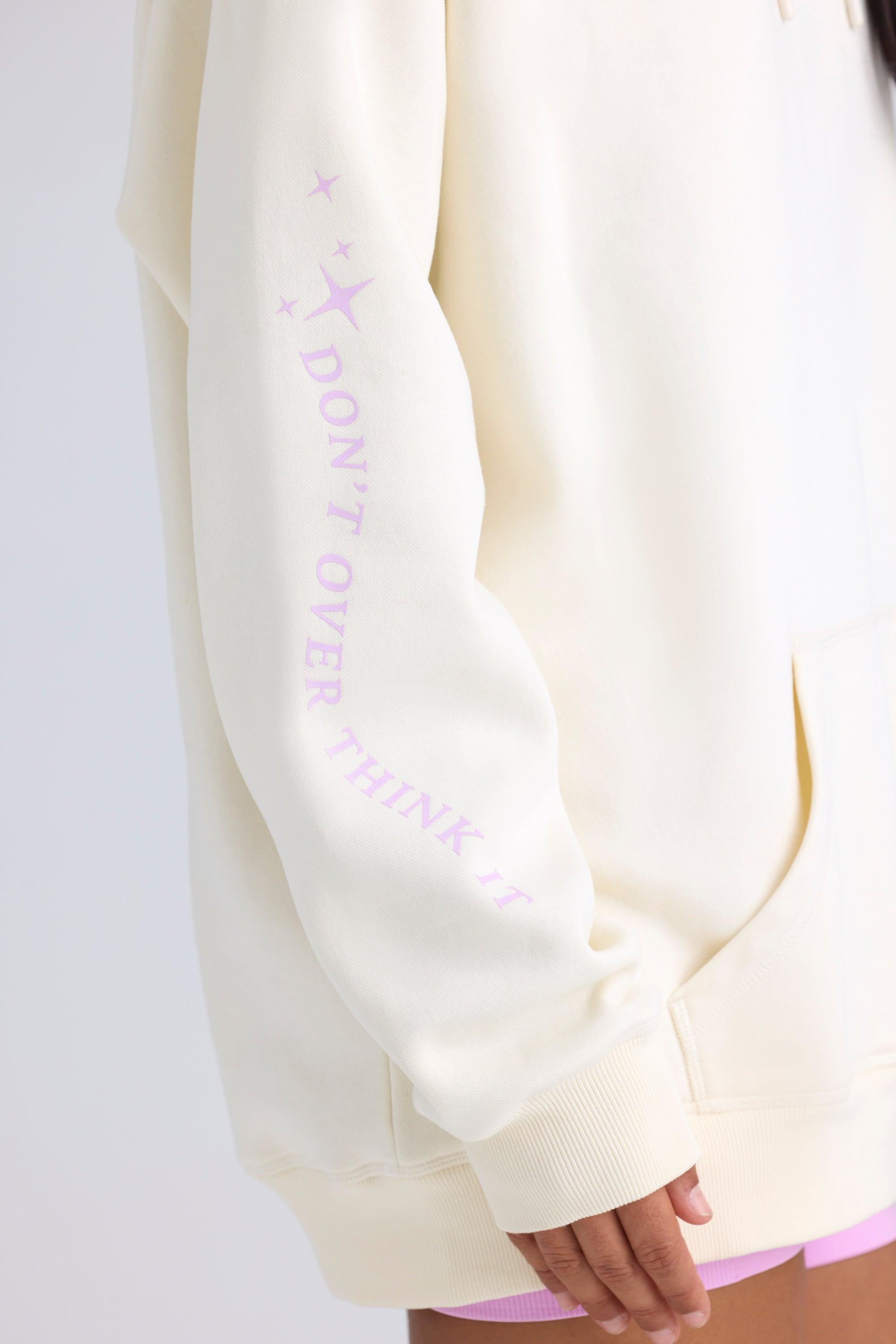 Oversized Hoodie in Eggshell Product Image