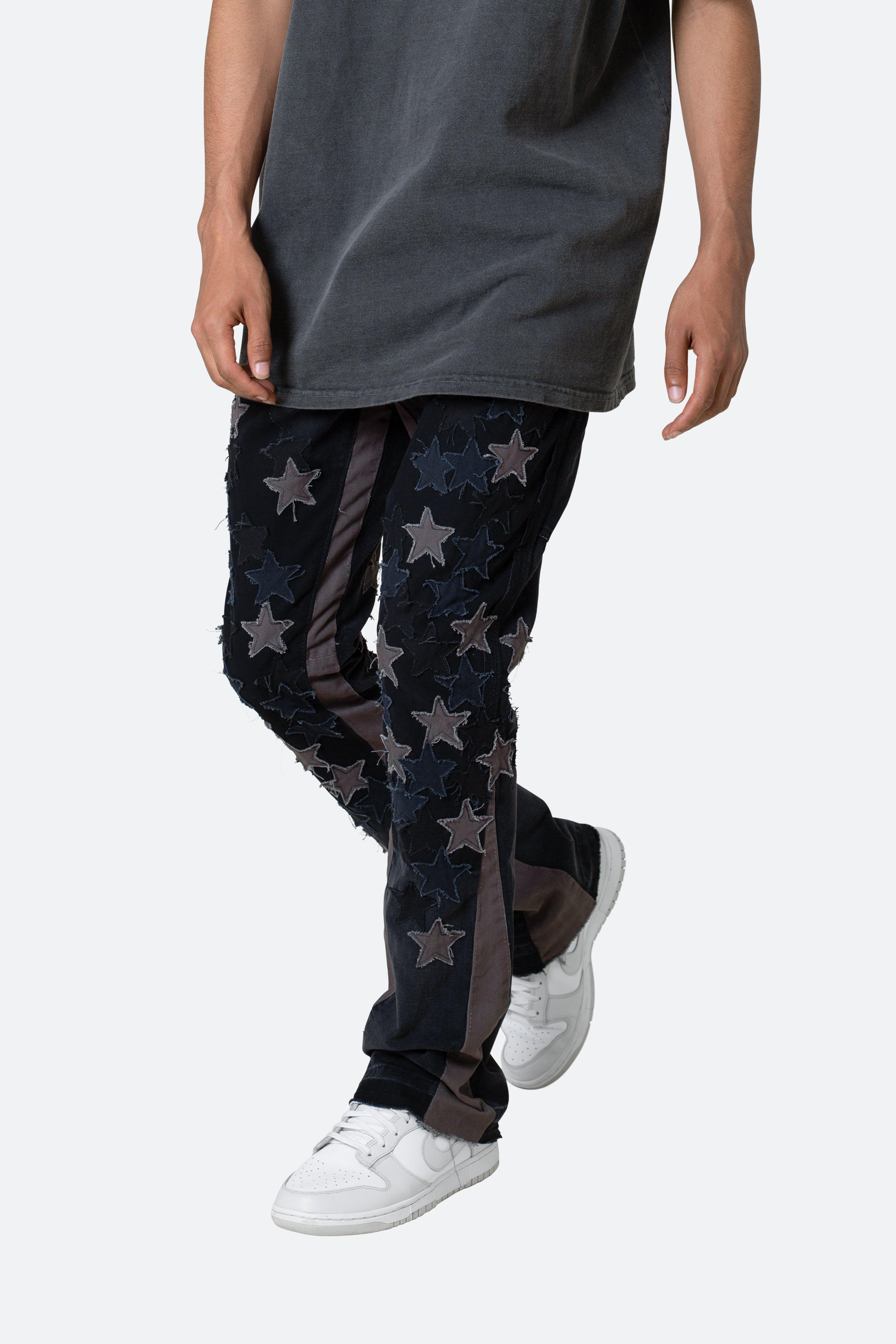 B451 Star Flare Denim - Black Product Image