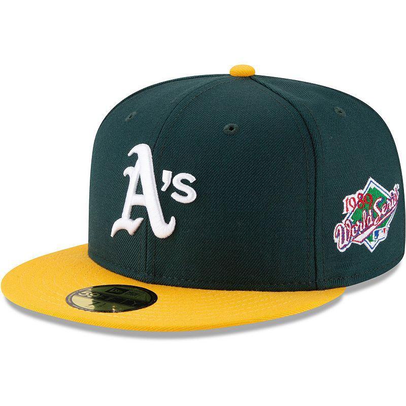 Mens New Era Oakland Athletics 1989 World Series Wool 59FIFTY Fitted Hat Product Image