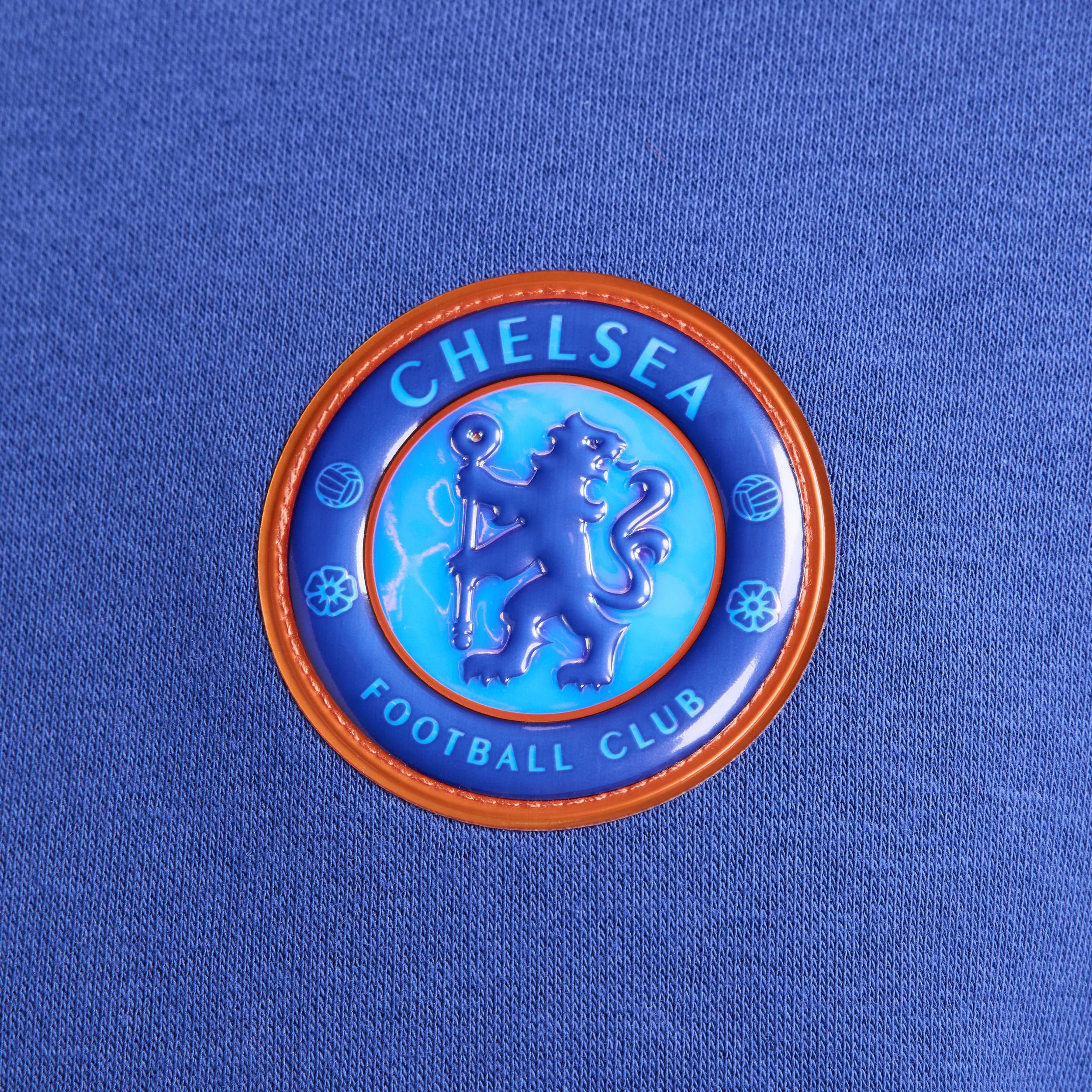 Nike Mens Blue Chelsea Club Pullover Sweatshirt Product Image