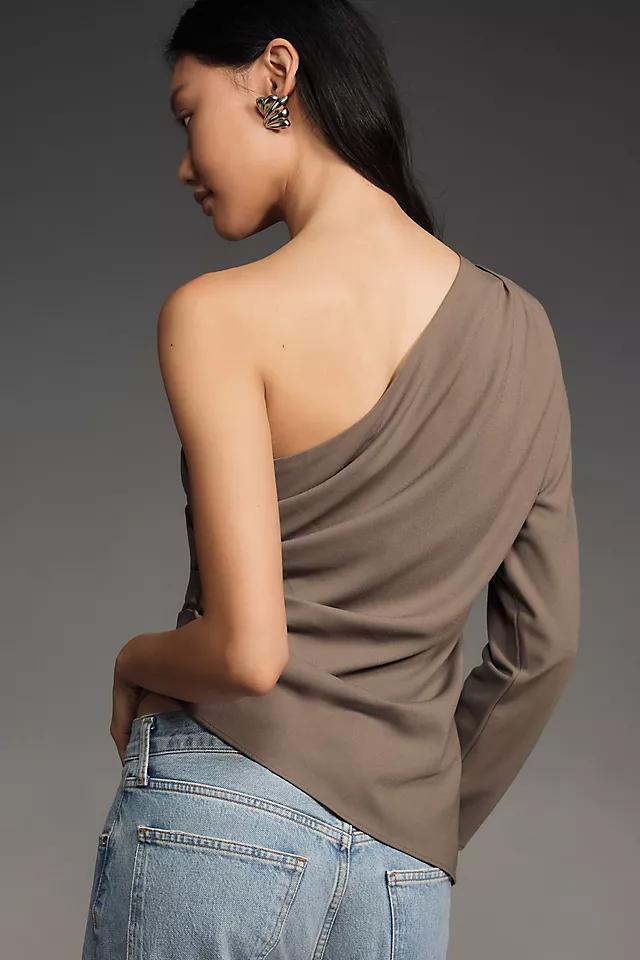 Grey Lab One-Shoulder Ruched Top Product Image