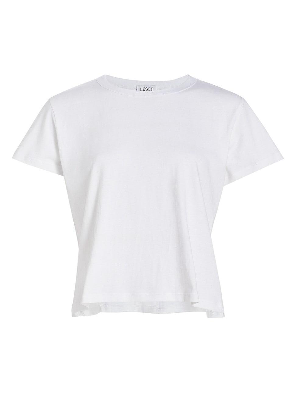 Womens Margo Cotton Cropped T-Shirt product image