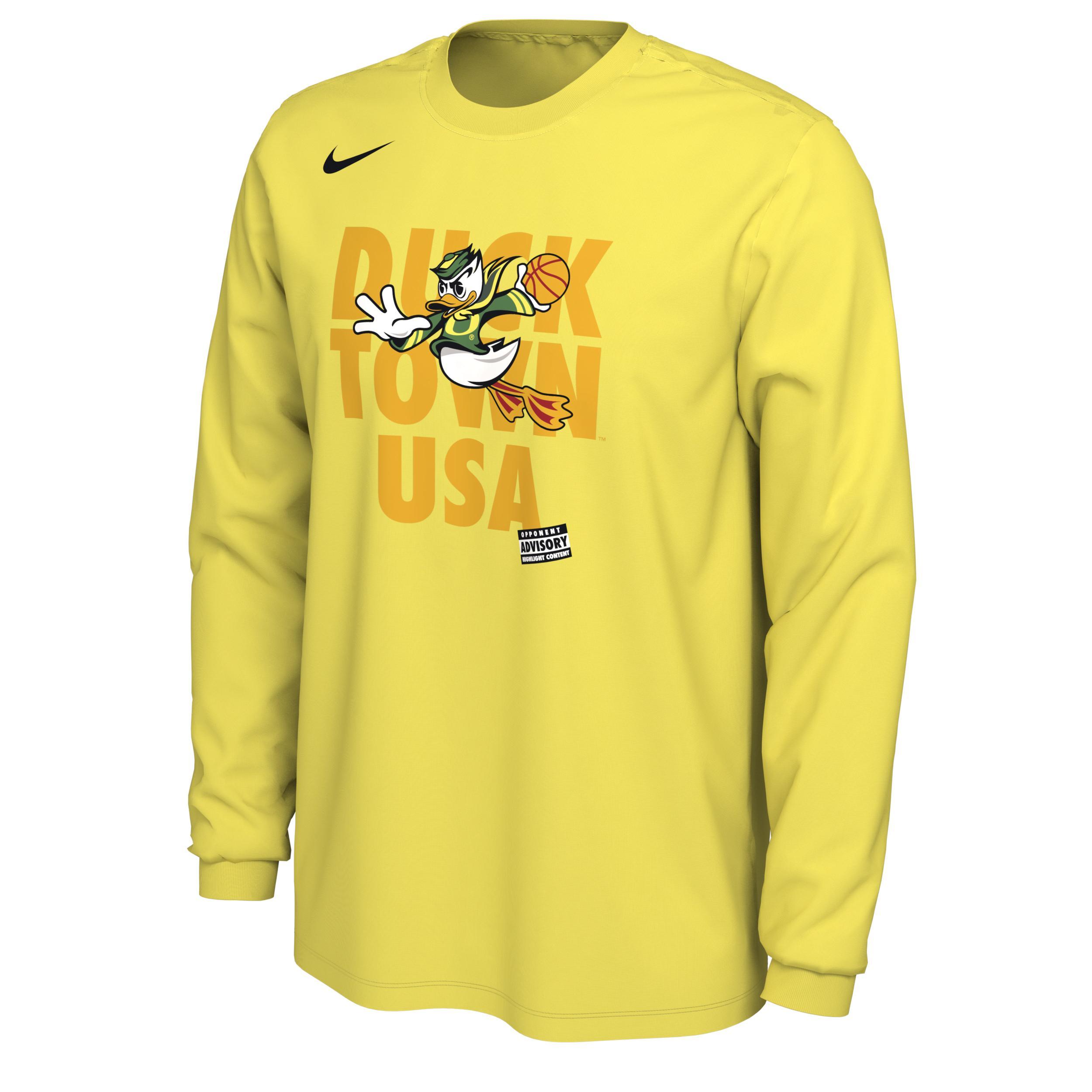 Oregon Nike Men's College Long-Sleeve T-Shirt Product Image