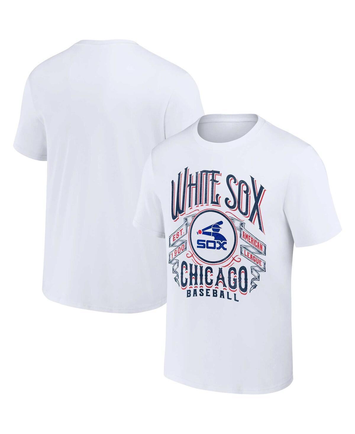 Mens Darius Rucker Collection by Fanatics White Chicago White Sox Distressed Rock T-shirt Product Image