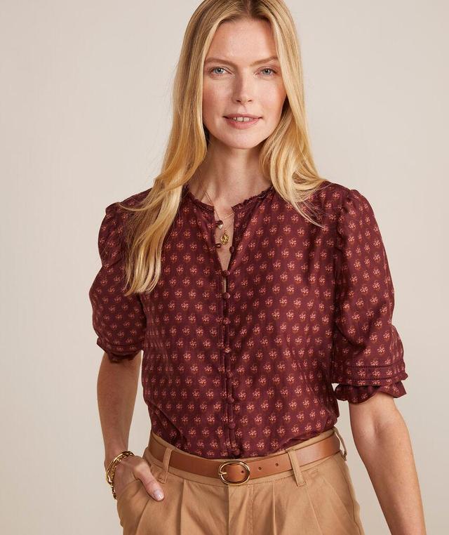 Fenwick Floral Puff-Sleeve Top Product Image