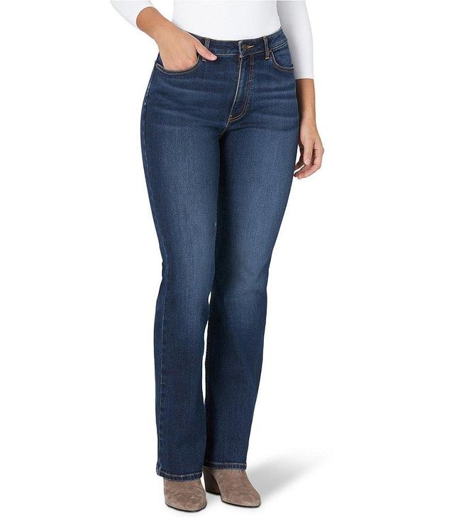 Wrangler® High Rise Straight Leg Jeans Product Image