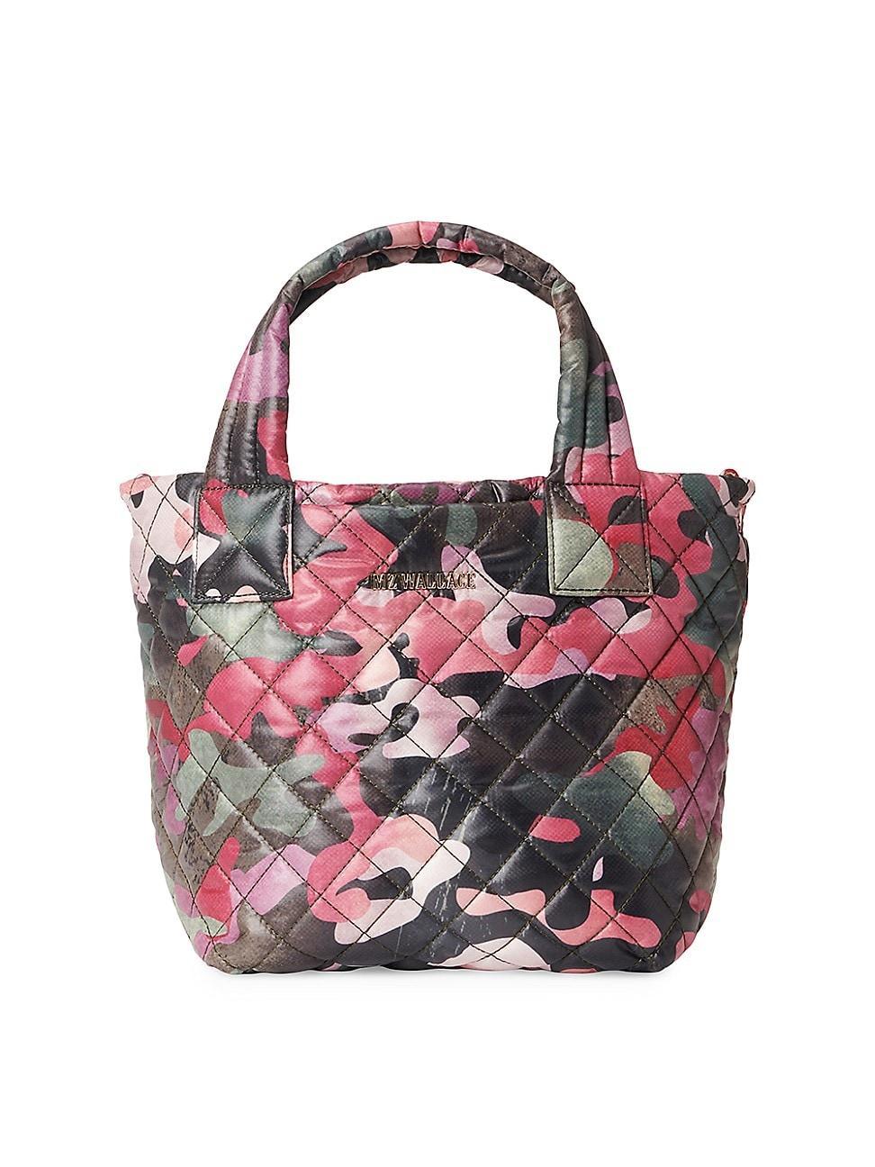 Womens Deluxe Dahlia-Printed Tote Bag Product Image