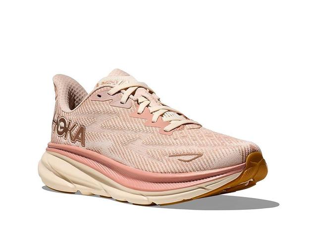 Hoka Women's Clifton 9 (Sandstone/Cream) Women's Shoes Product Image