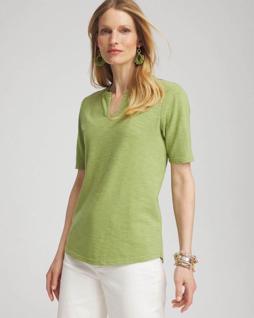 Women's Notch Neck Tee Product Image