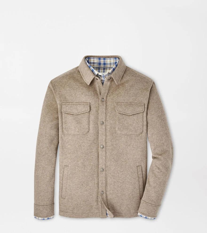 Men's Crown Flex Wool Fleece Shirt Jacket Product Image