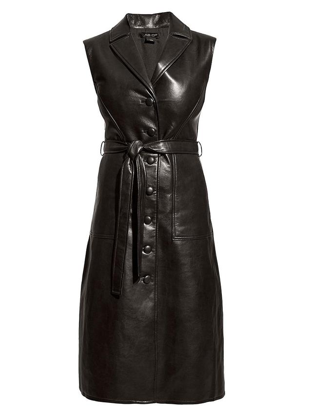 Womens Lola Recycled Leather Dress Product Image