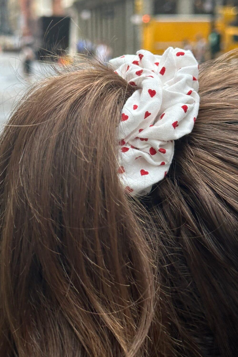 Red Heart Scrunchie Product Image