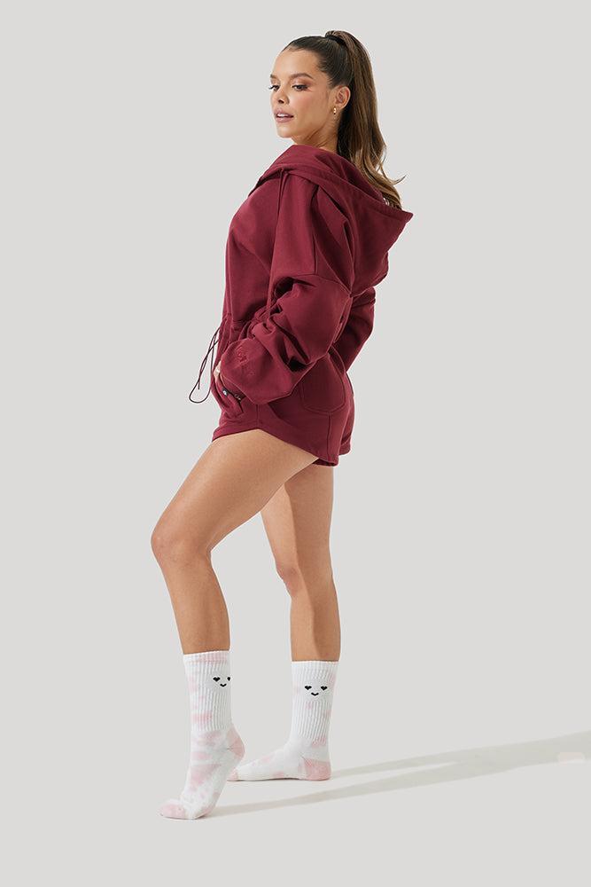 Cloud Romper - Red Wine Product Image