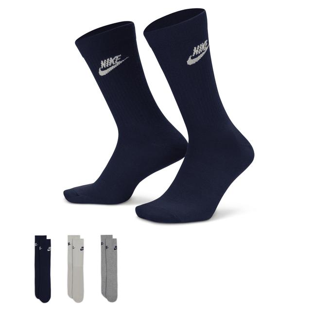 Unisex Nike Sportswear Everyday Essential Crew Socks (3 Pairs) Product Image