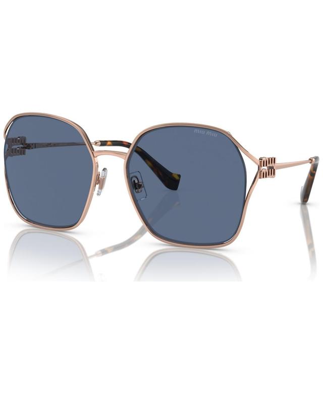 Miu Miu Women's Mu 52Ws Sunglasses, Blue, Large Product Image