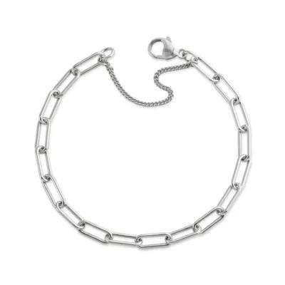 Elongated Link Charm Bracelet Product Image