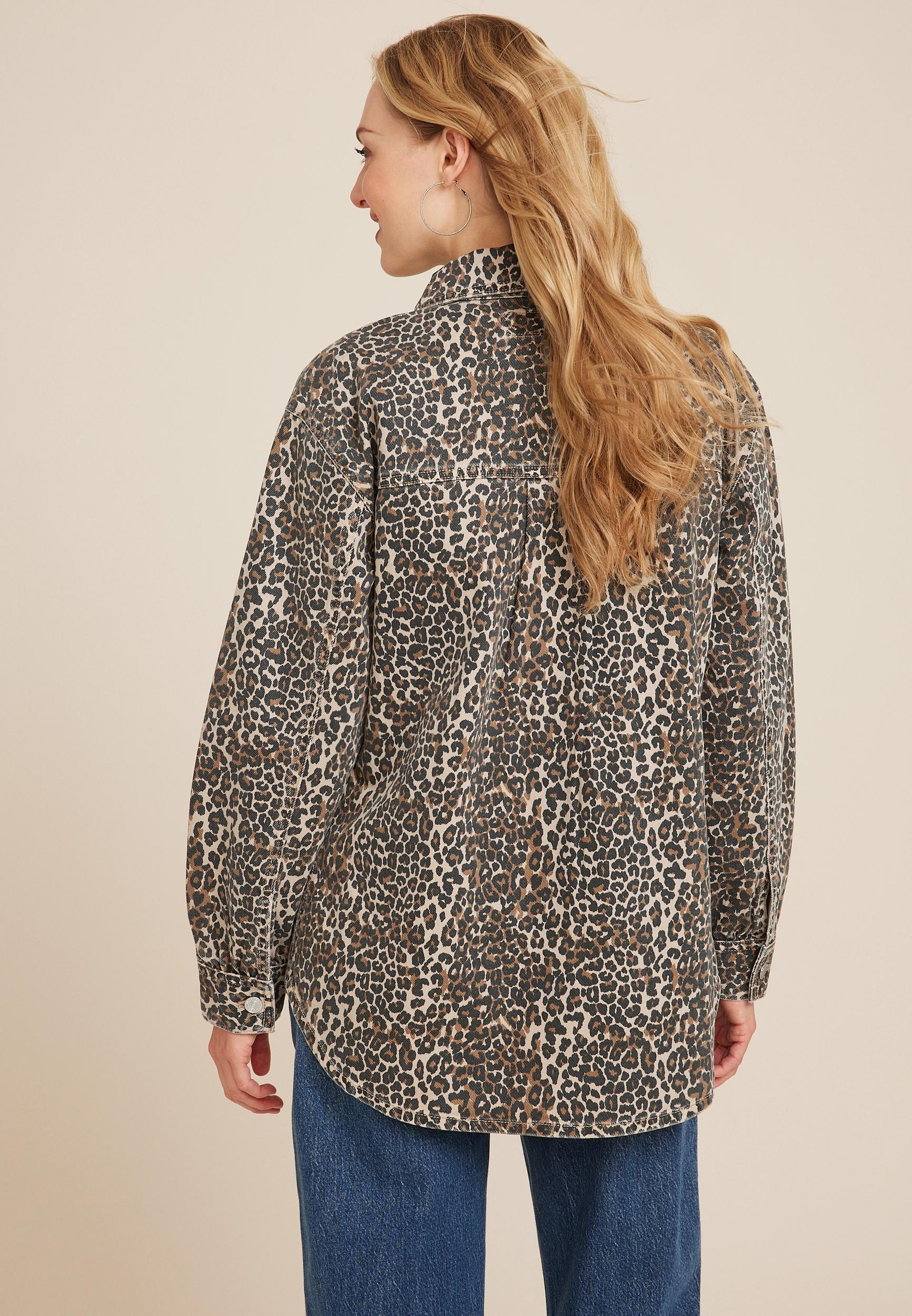 Leopard Oversized Shacket Product Image