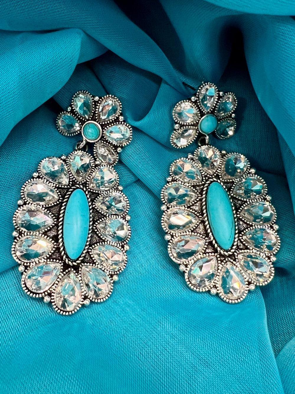 Crown Rhinestone Jewel of the Rodeo Earrings-2 Designs Product Image