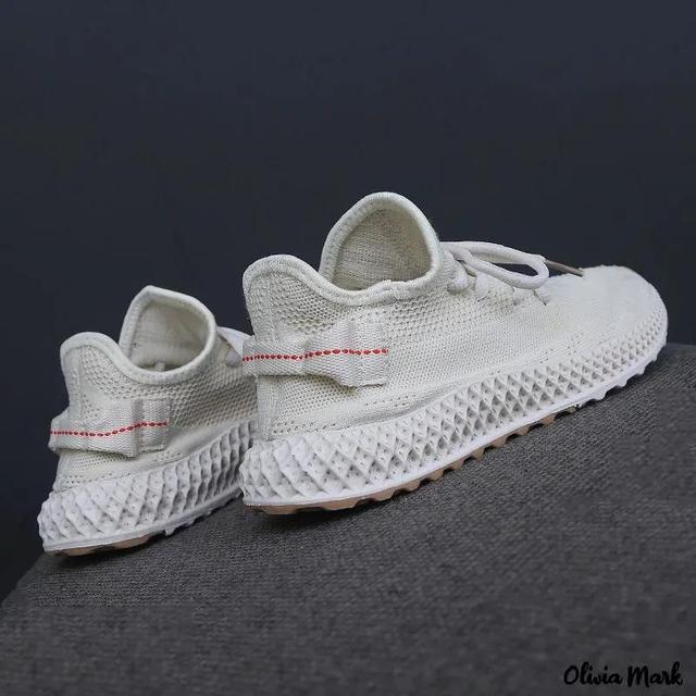 Olivia Mark – Breathable Knitted Athletic Shoes Product Image