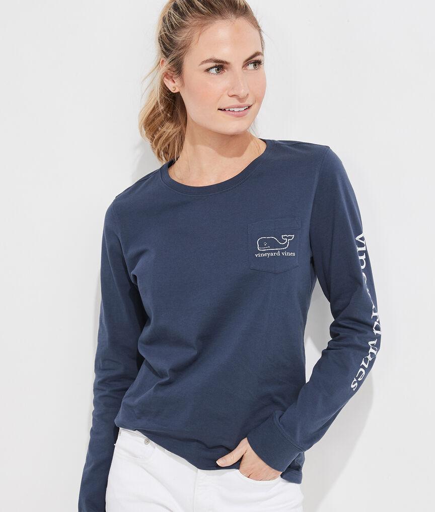 Print Whale Long-Sleeve Tee Product Image