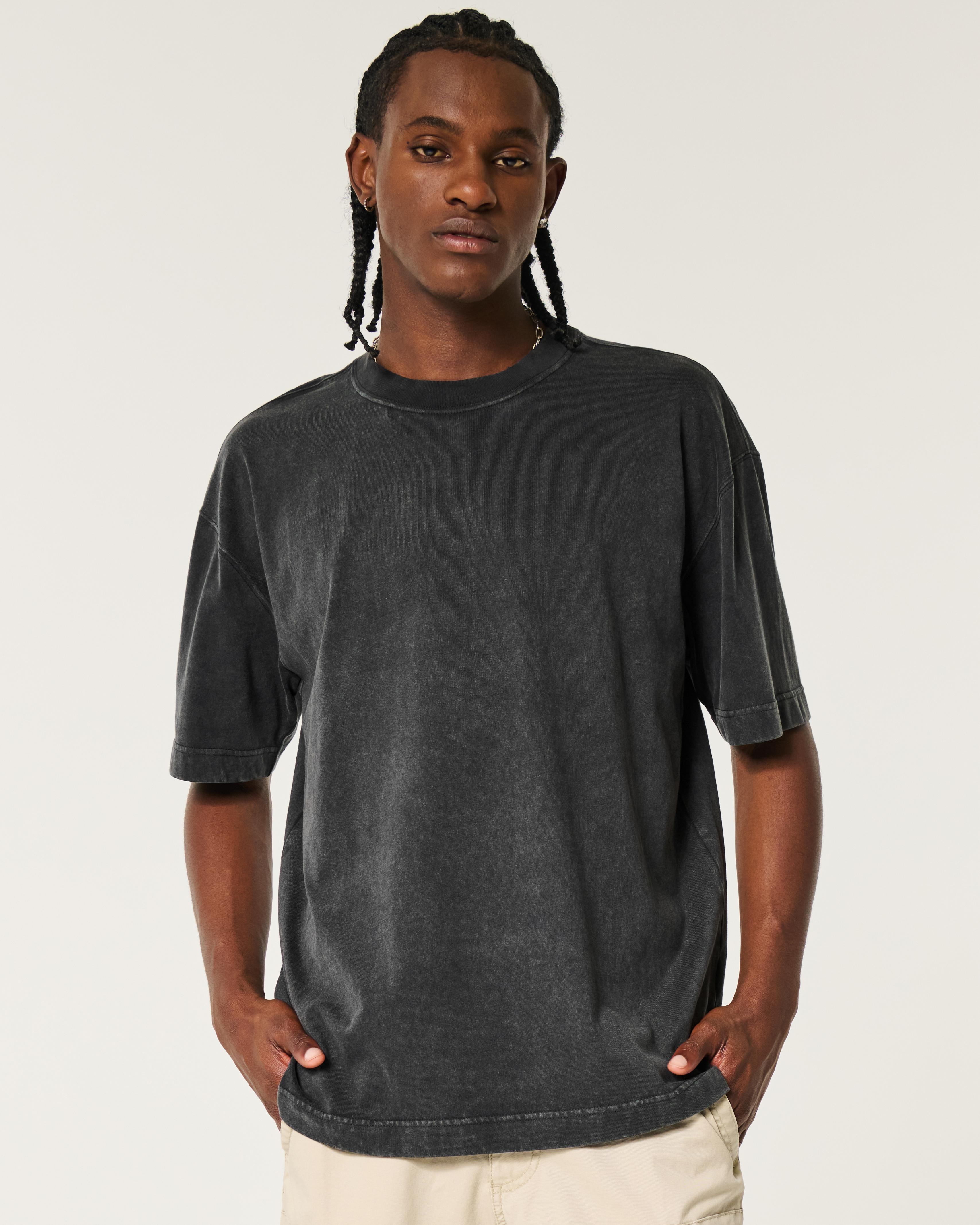 Boxy Heavyweight Cotton Crew T-Shirt Product Image