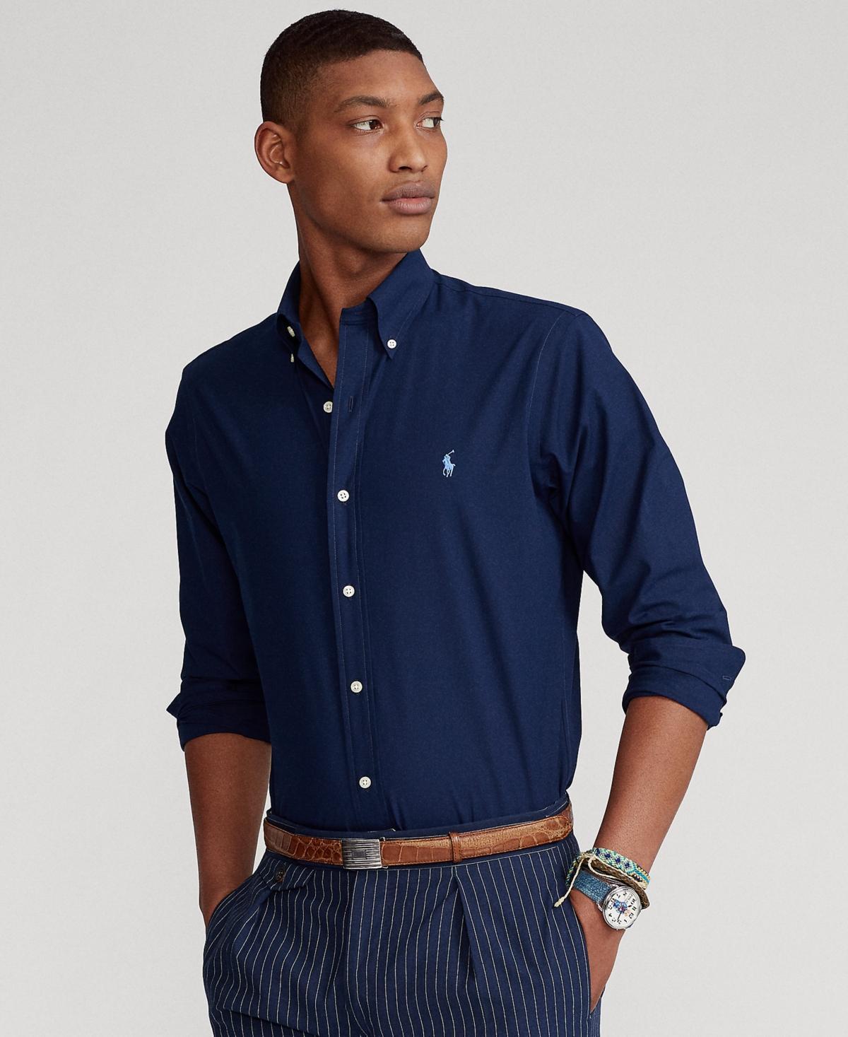 Polo Ralph Lauren Mens Classic-Fit Stretch Poplin Shirt Product Image