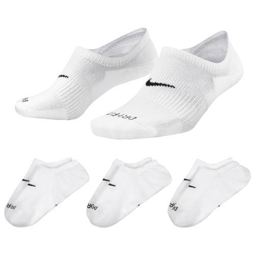 Womens Nike Everyday Plus Cushioned Training Footie Socks 3-Pack Product Image