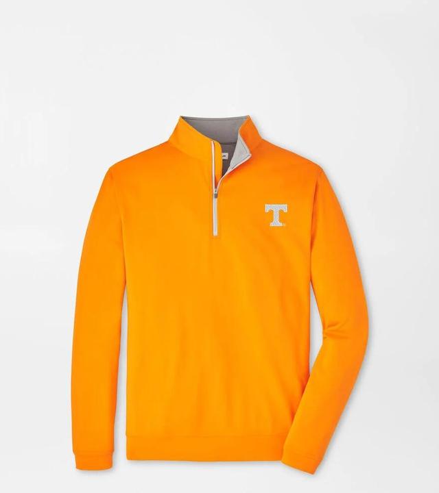 Peter Millar Mens Tennessee College World Series Perth Performance Quarter-Zip | Color: Orange | Size: XL Product Image