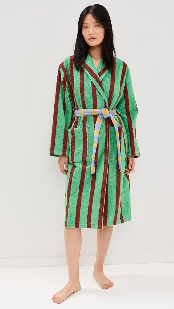 Dusen Dusen Stripe Bathrobe | Shopbop Product Image