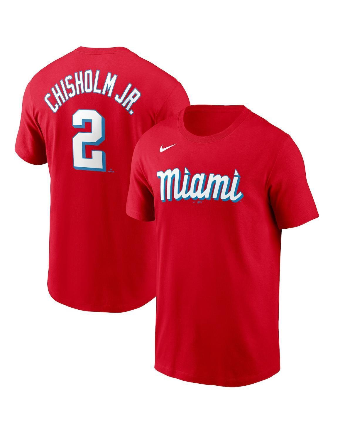 Mens Nike Jazz Chisholm Miami Marlins City Connect Name & Number T-Shirt Product Image