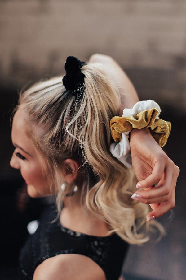 Adore The Day Velvet Scrunchie Set Product Image