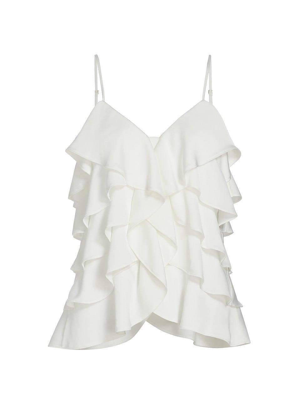 Womens Kristen Ruffled Tank Product Image