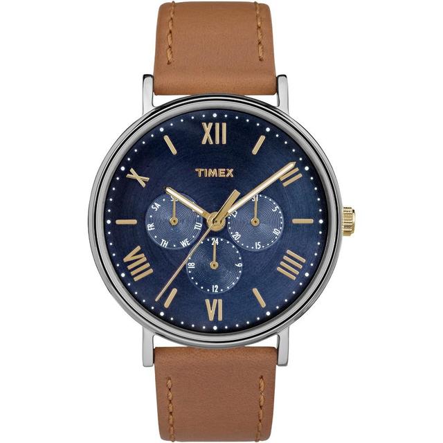 Mens Timex Southview Watch with Leather Strap - Brown TW2R29100JT Product Image