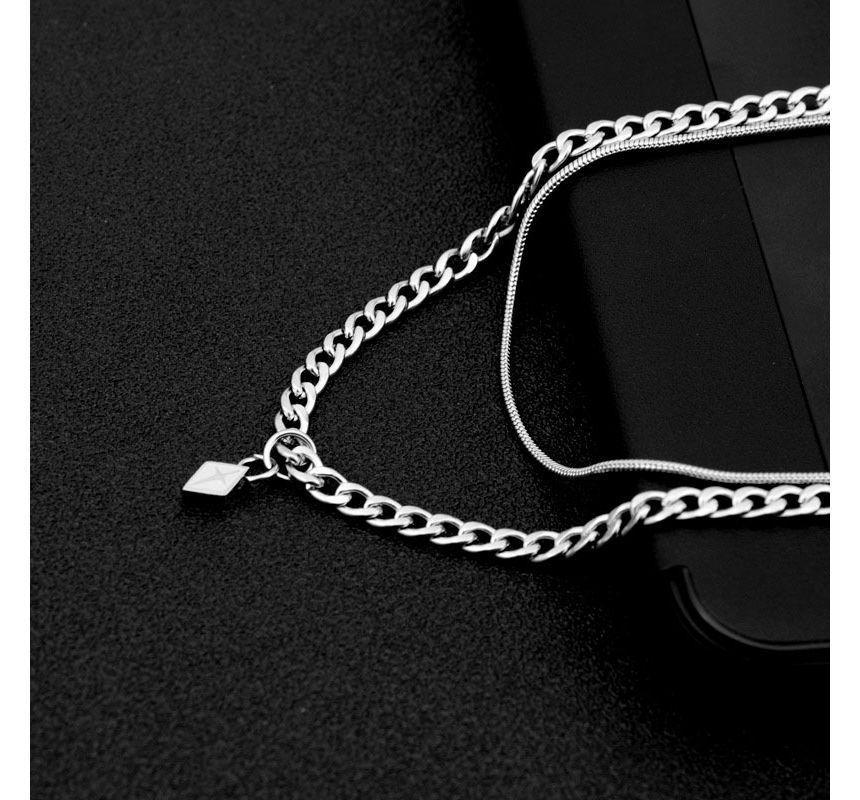 Pendant Layered Chain Necklace product image