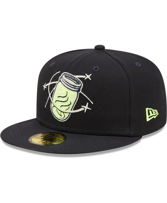 Mens New Era Navy Columbia Fireflies Authentic Collection Team Alternate 59FIFTY Fitted Hat Product Image