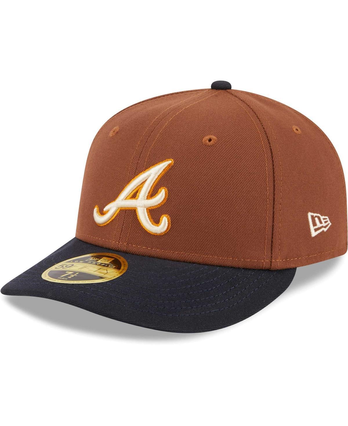 Mens New Era Brown Atlanta Braves Tiramisu Low Profile 59FIFTY Fitted Hat Product Image