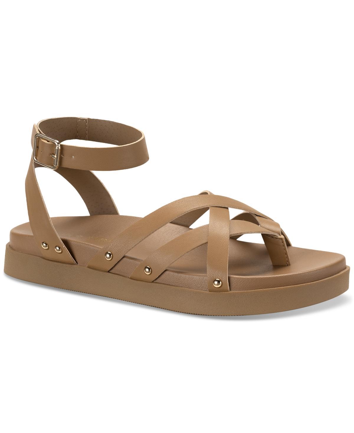 Sun + Stone Womens Finchh Strappy Footbed Sandals, Created for Macys Product Image