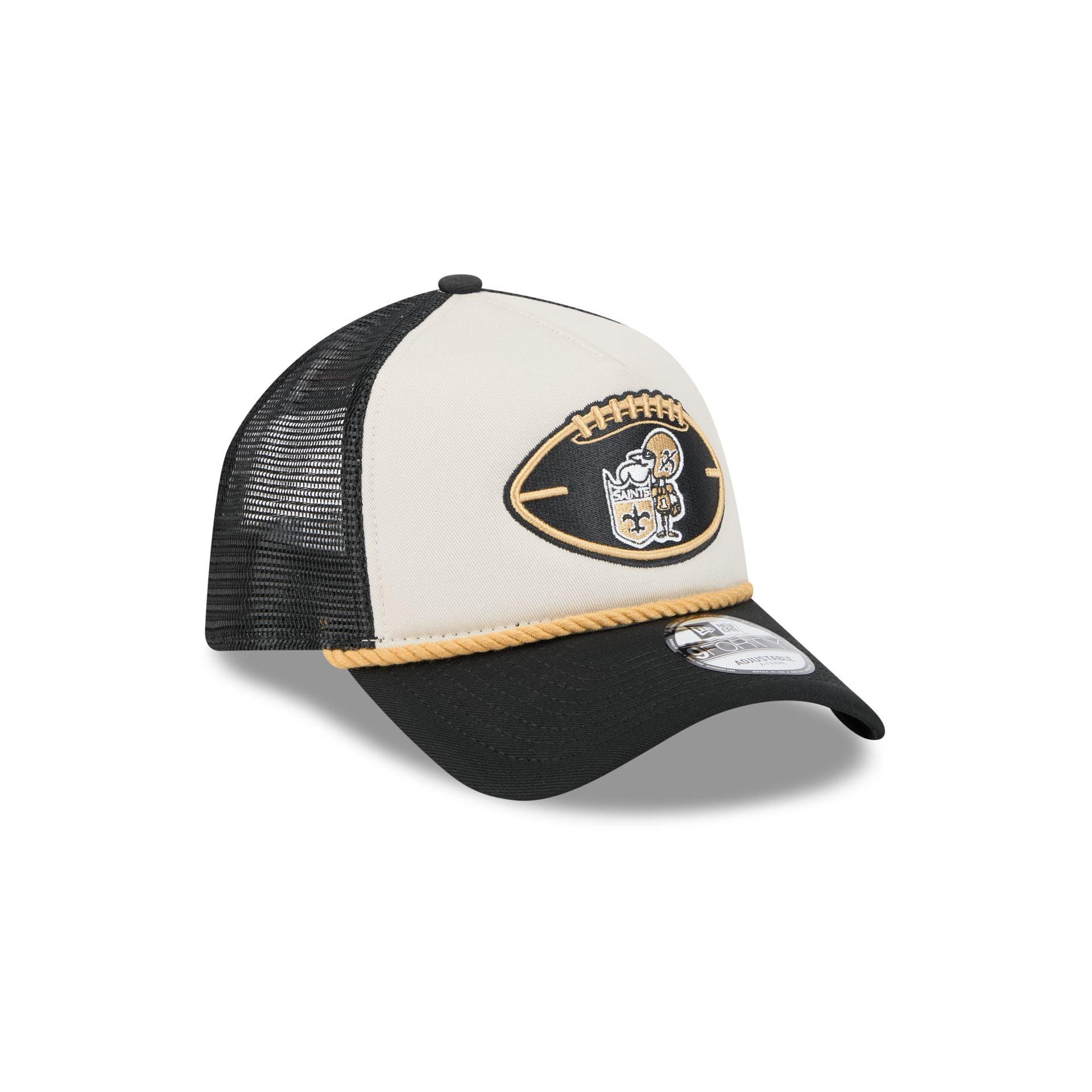 New Orleans Saints 2024 Historic Sideline 9FORTY A-Frame Snapback Hat Male Product Image