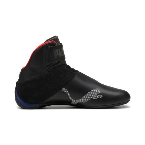 PUMA BMW M Motorsport Future Cat Mid Men's Sneakers in Black/Cool Cobalt Product Image