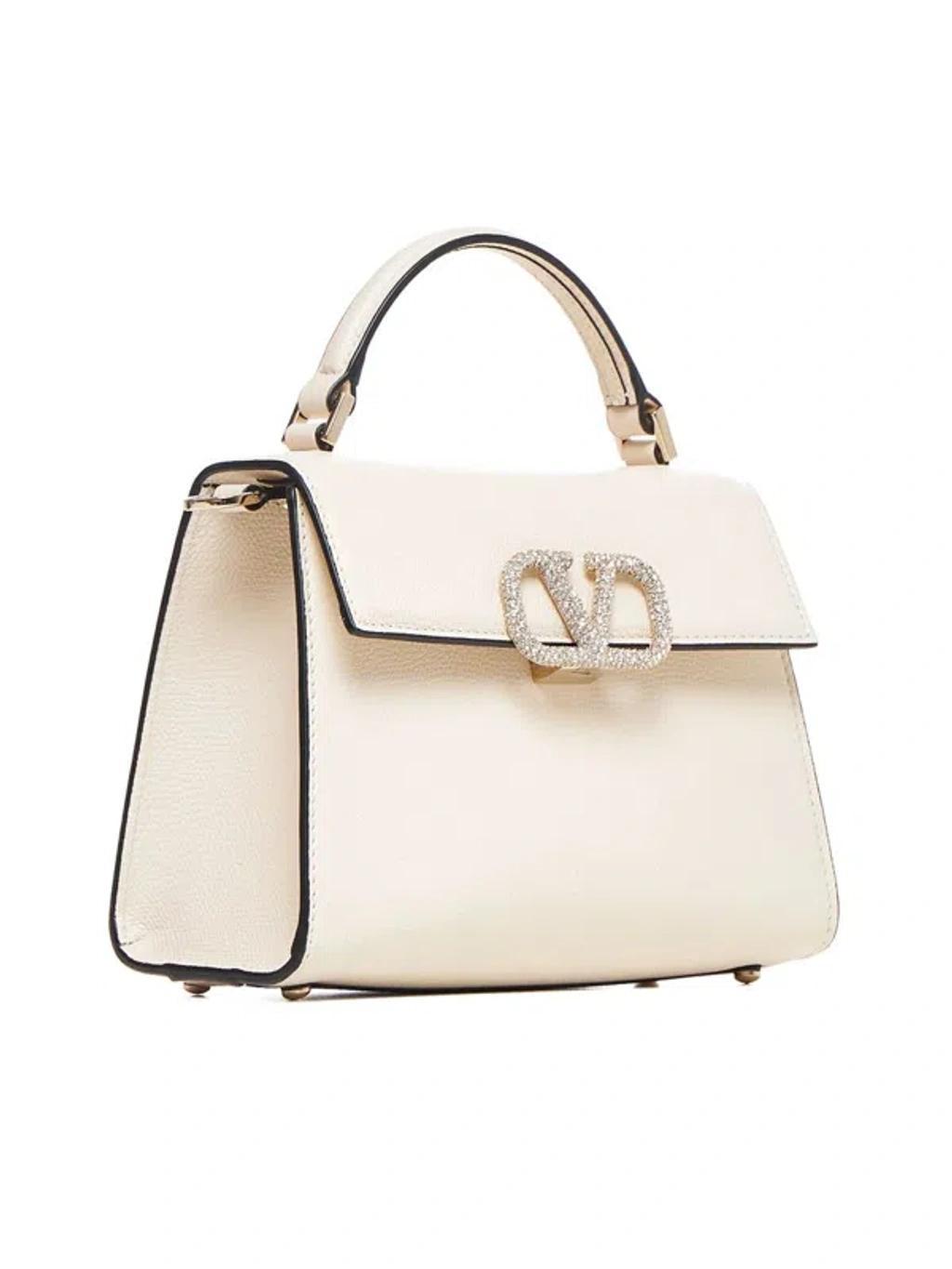 VALENTINO GARAVANI Bags In Light Ivory/crystal Product Image