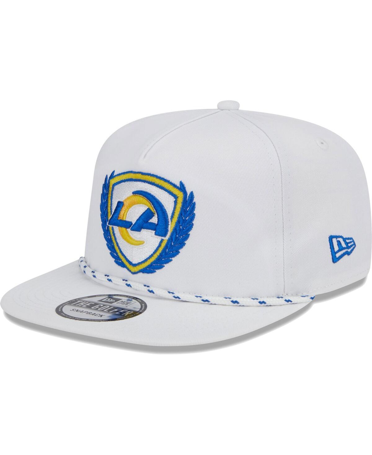 Mens New Era Los Angeles Rams Tee Golfer 9FIFTY Snapback Hat Product Image