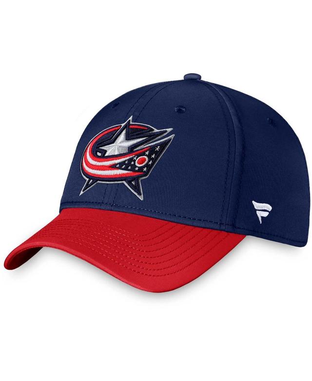 Mens Fanatics Branded Columbus Blue Jackets Core Primary Logo Flex Hat Product Image