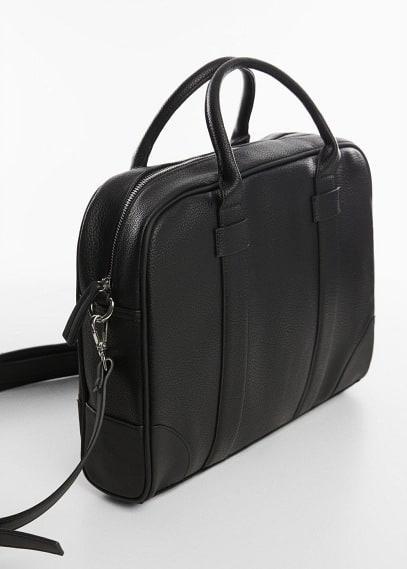 MANGO MAN - Leather-effect briefcase - One size - Men Product Image